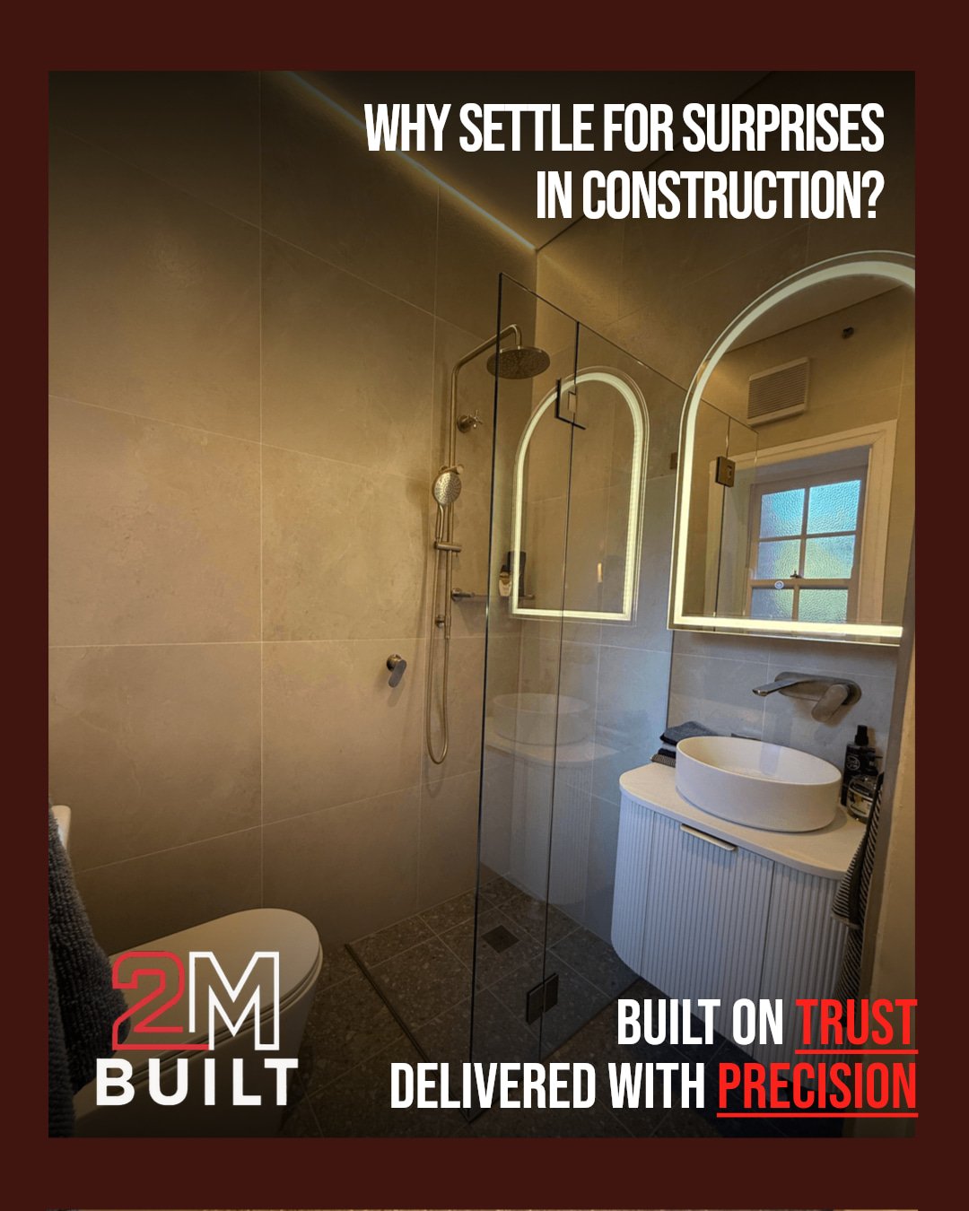 Choose a construction partner who gets it right at every step.

At 2M BUILT, we believe successful projects begin long before work starts. We take the time to understand the scope, identify potential risks, and apply over 20 years of industry experti