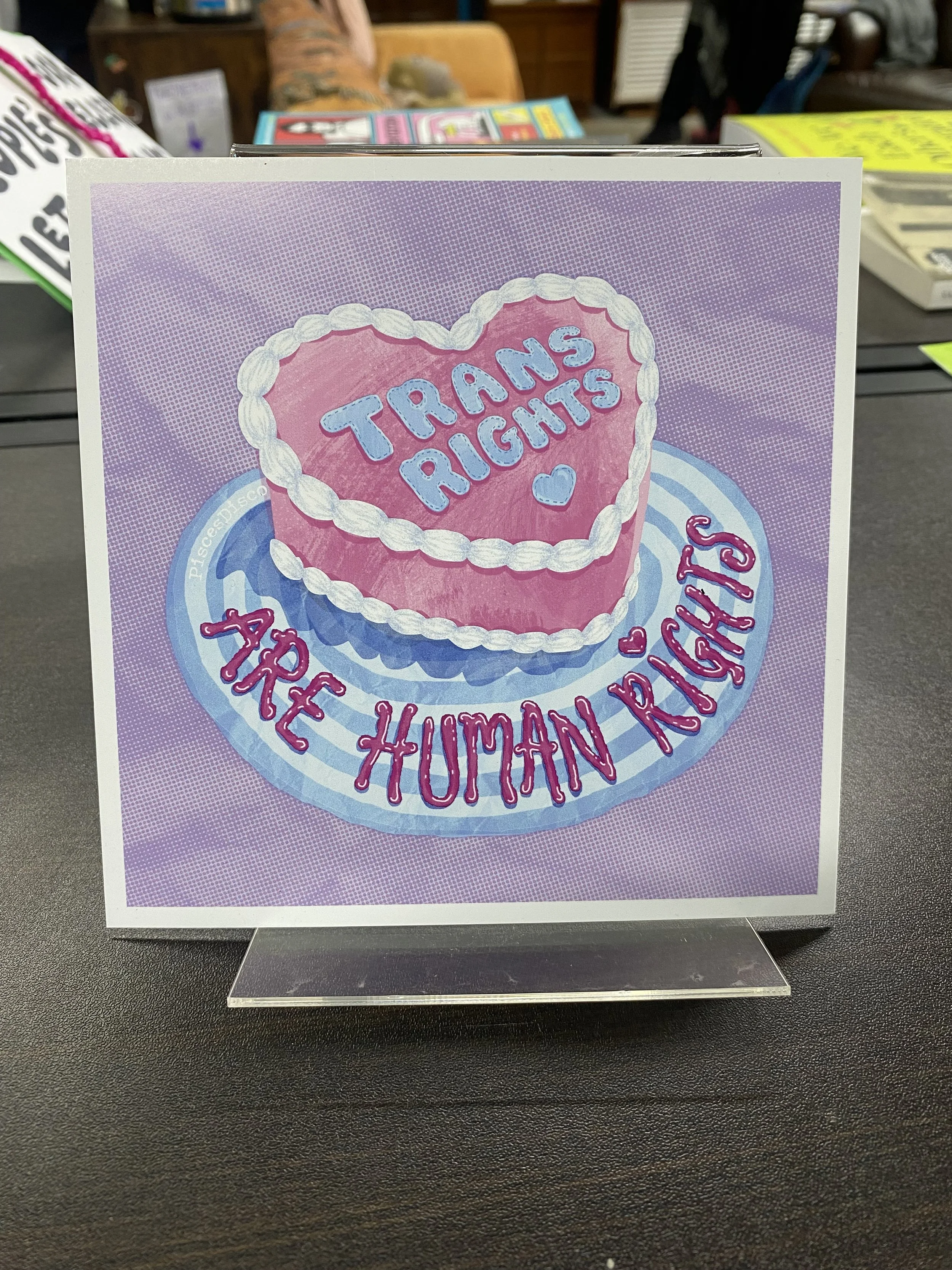 Trans Rights Are Human Rights Cake Print [designed inhouse] — The ...