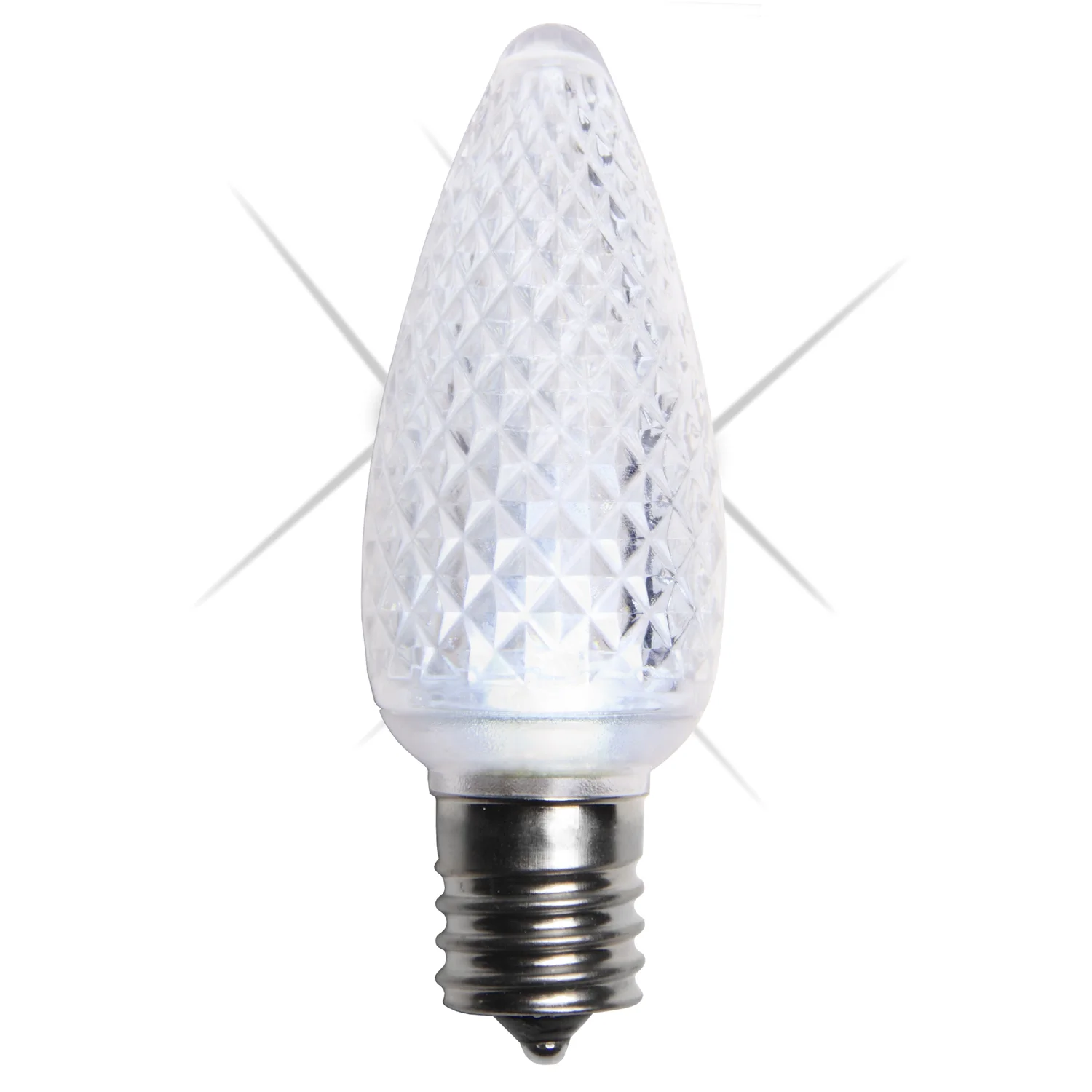 C9 Faceted Pure White Twinkle (Copy)
