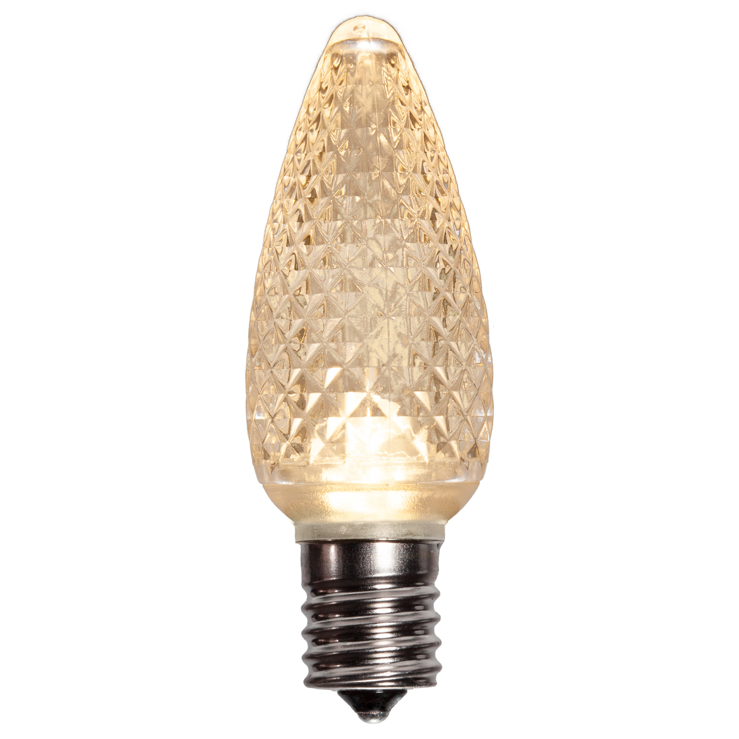 C9 Faceted Warm White (Copy)