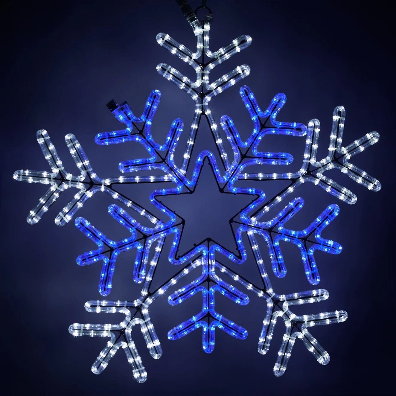 Blue & White Starflake (Copy)