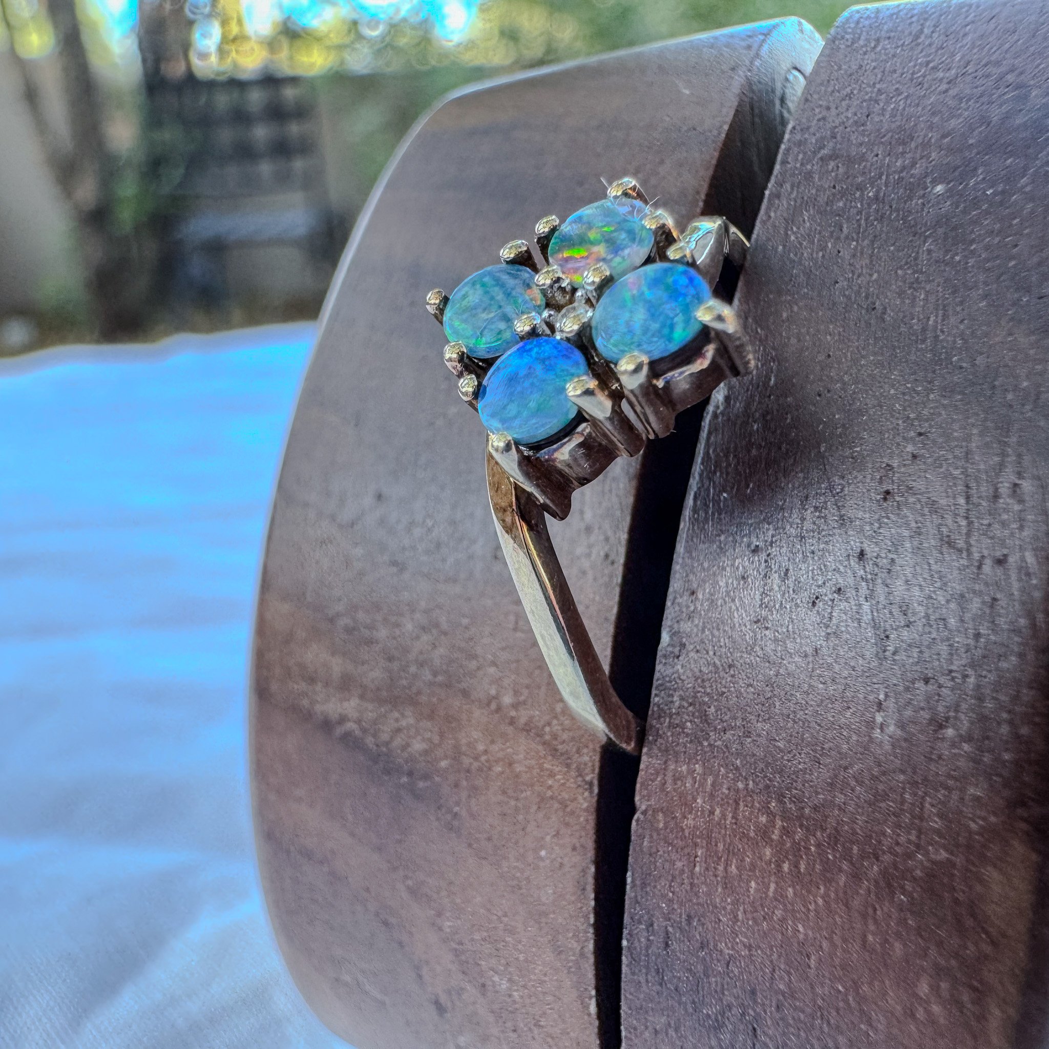 9Ct Gold Black Opal Doublet & Diamond-Cluster Ring 1.9 Grams (679 of 52).jpg