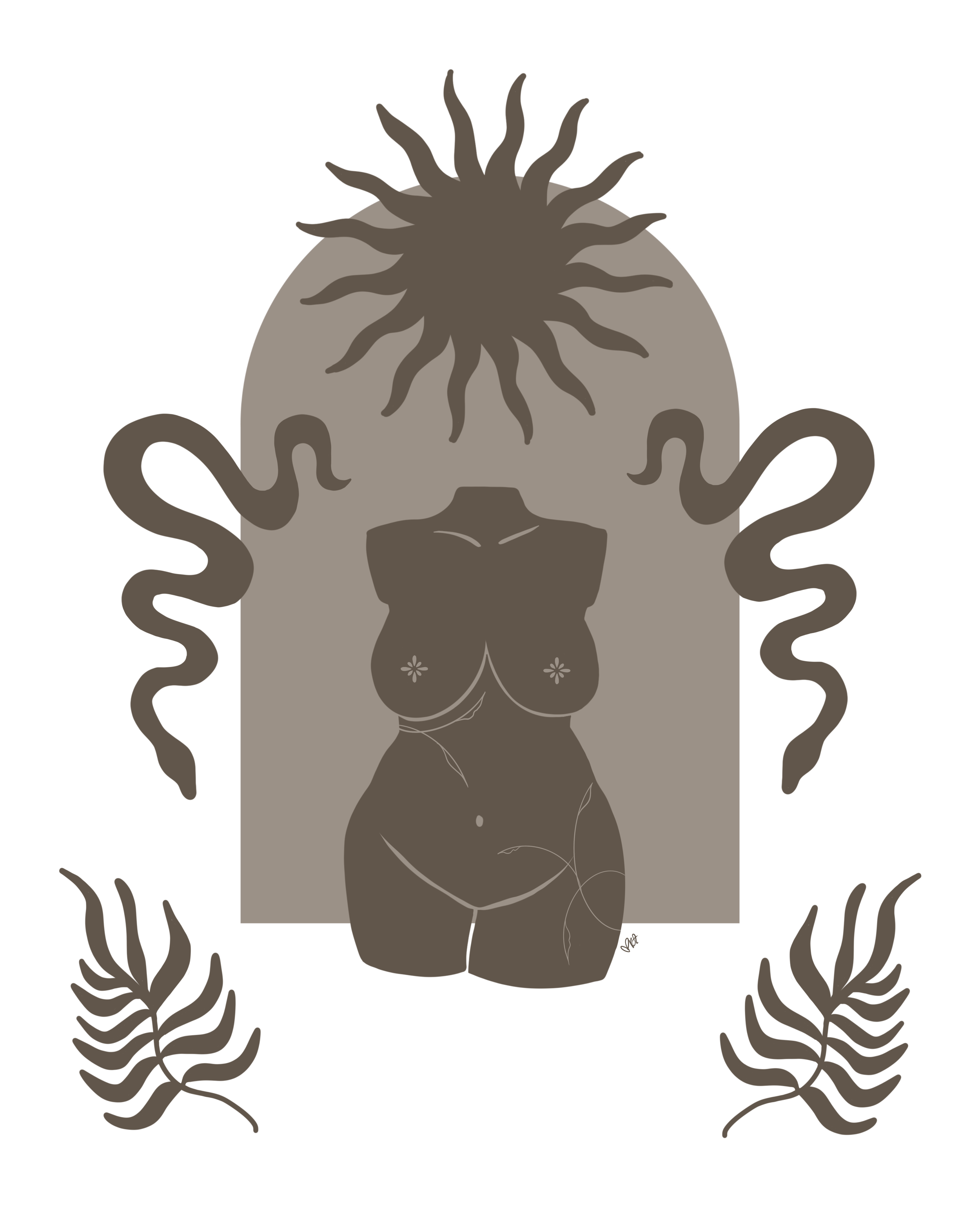 the doorway | digital print