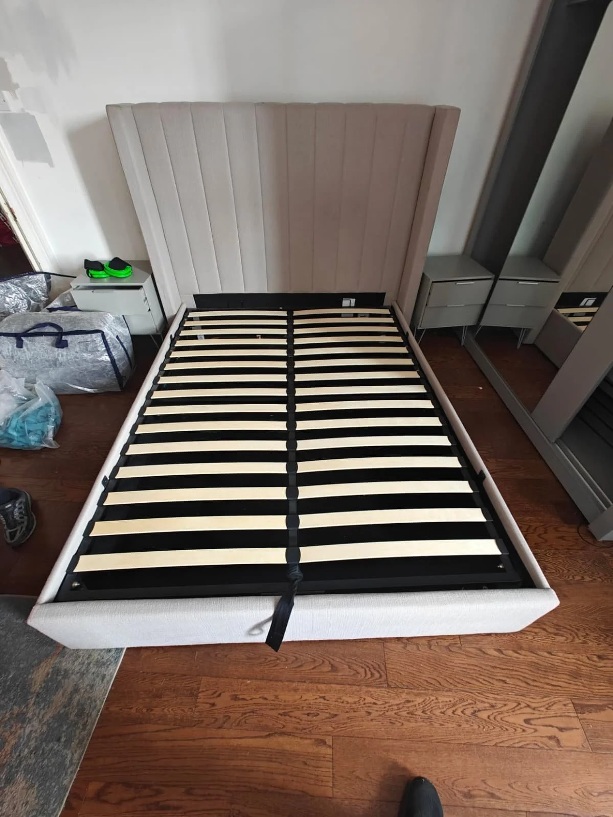 Ottoman bed before being taken apart for house move Ready To Go Removals