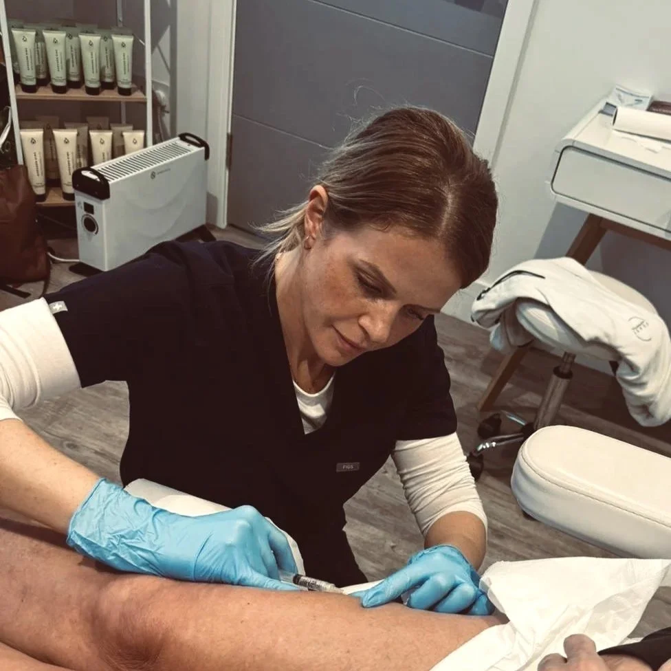 Treatment of spider thread veins by registered nurse in Bournemouth and Christchurch Dorset