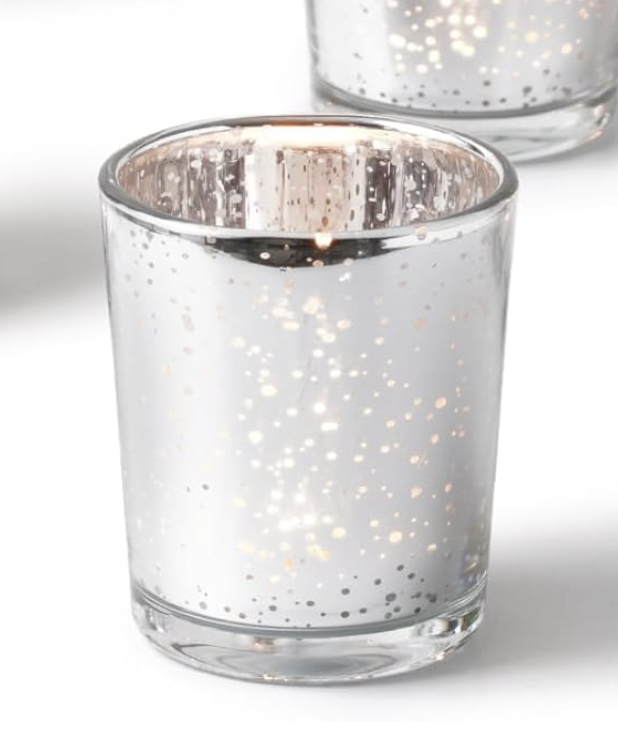 Silver Tea Light Votive