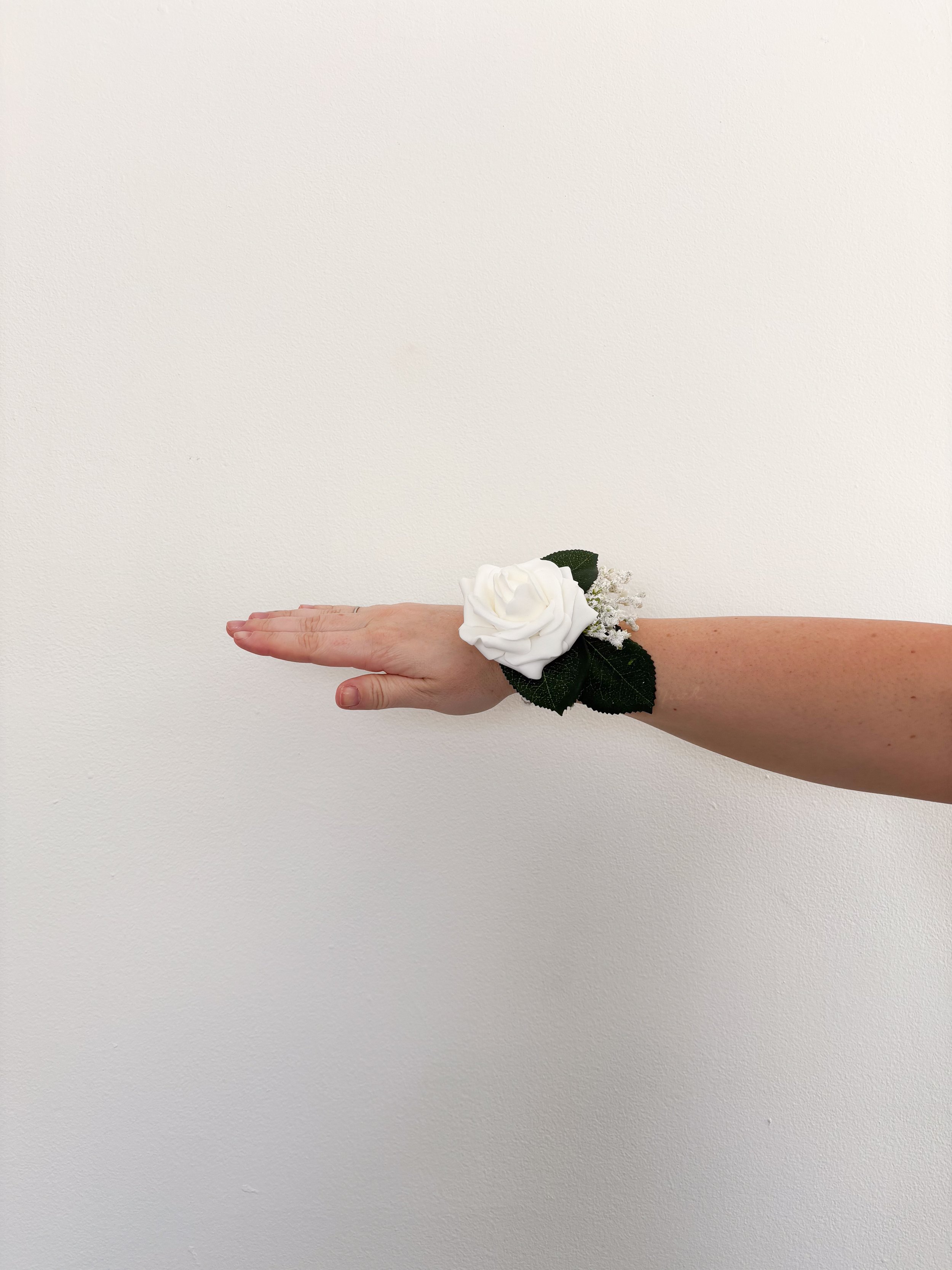 White Rose Corsage