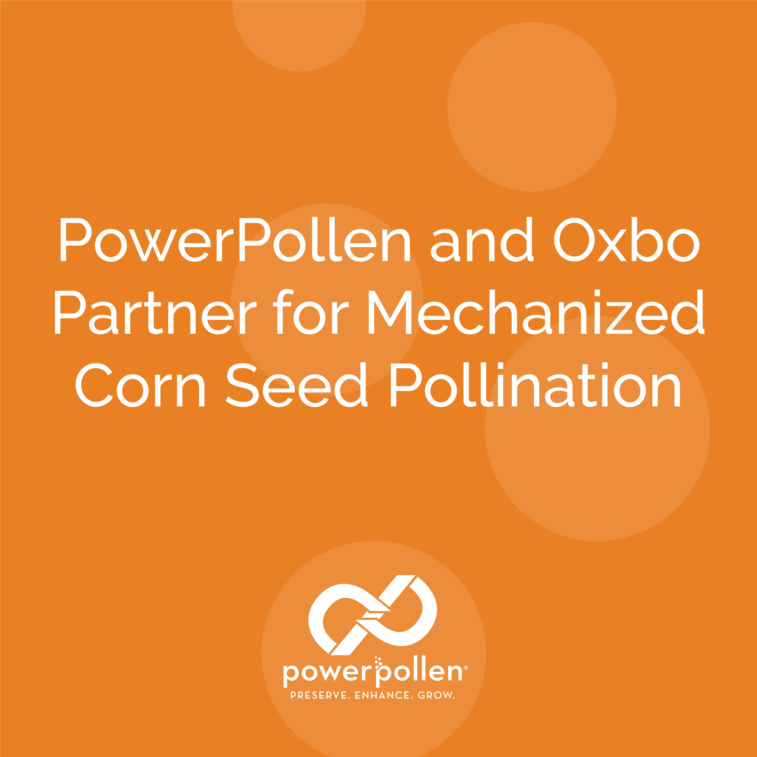 PowerPollen and Oxbo Partner for Mechanized Corn Seed Pollination