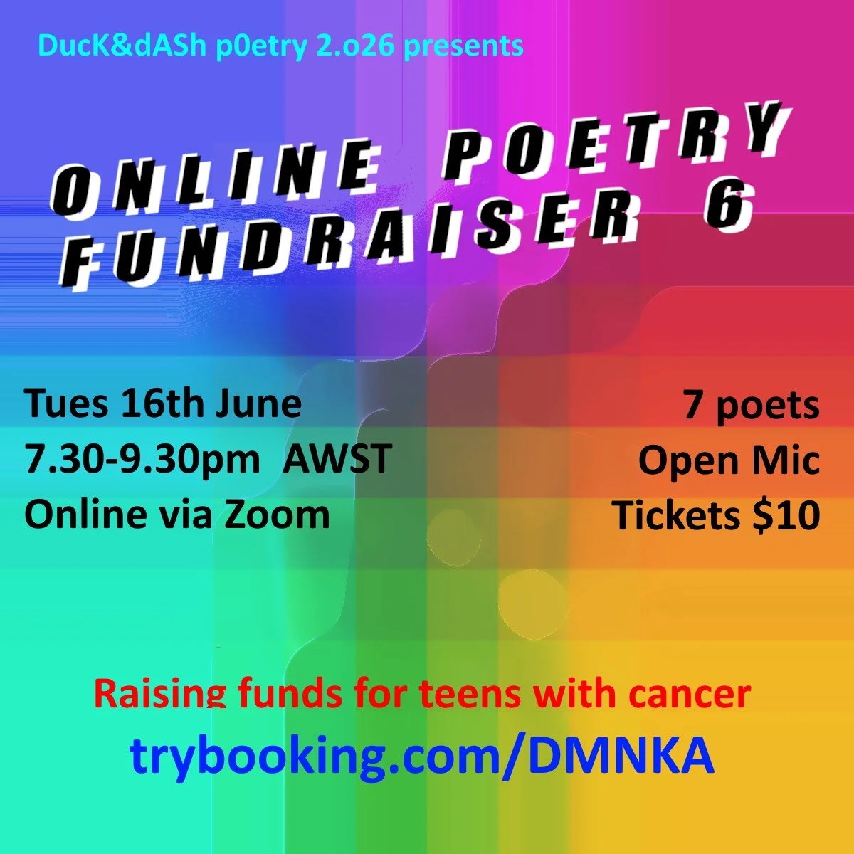 Duck & Dash Poetry Fundraiser