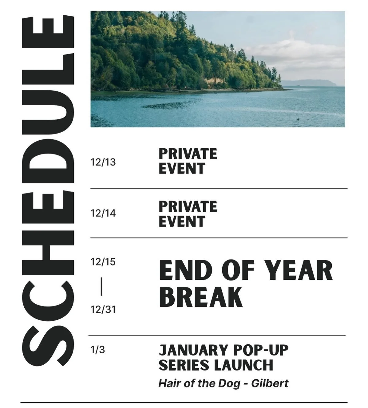 We are taking some time to charge the batteries and visit home.

See you next year!

✌️❤️🍕