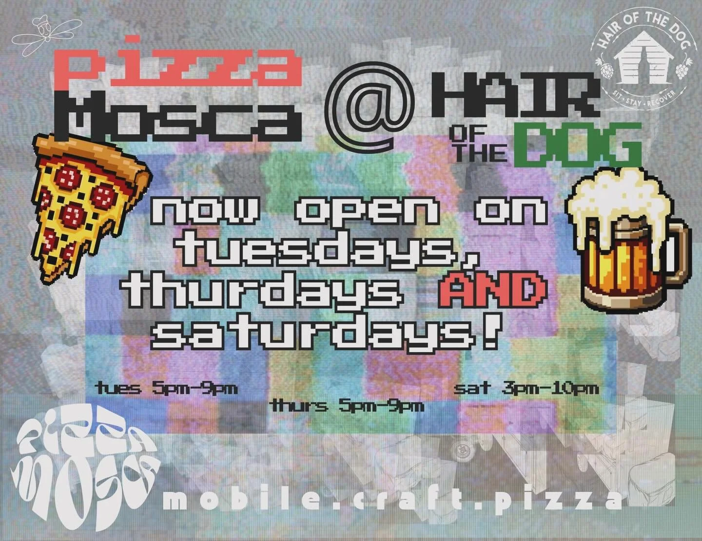 💥BIG NEWS💥
STARTINg ON TUES FEB 3rd

The best hosts and wonderful folks at @hairofthedog.az and I have decided to TRIPLE the pizza nights at the dog!! Massive thank you to every body there!

This comes after months of scrambling to find venues and 