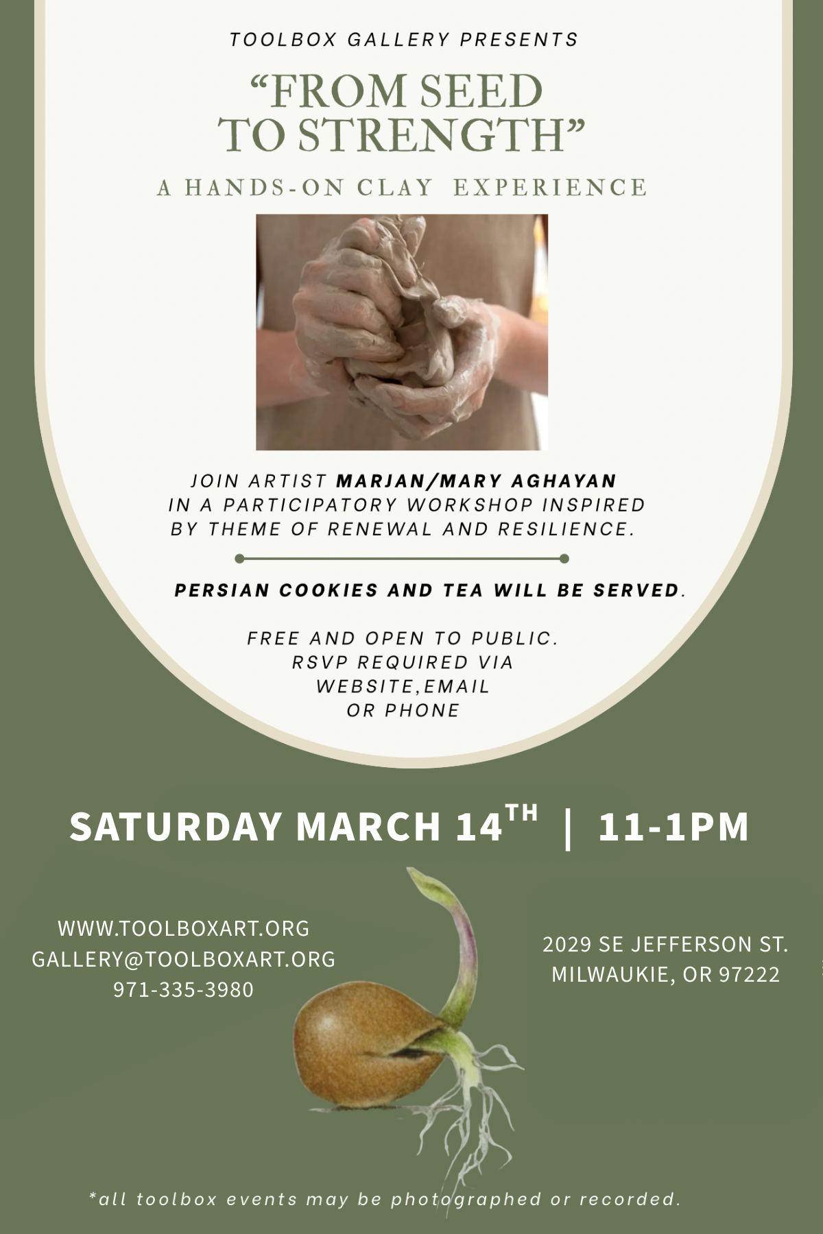 From Seed to Strength: a hands-on clay experience
