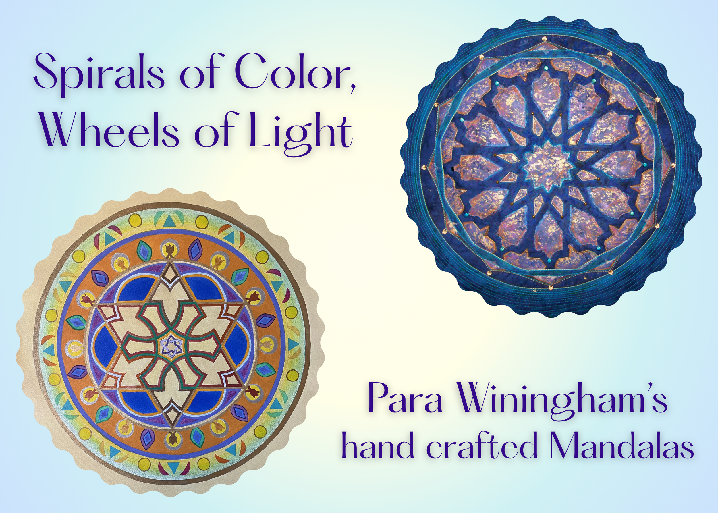 Spirals of Color, Wheels of Light Exhibition Opening