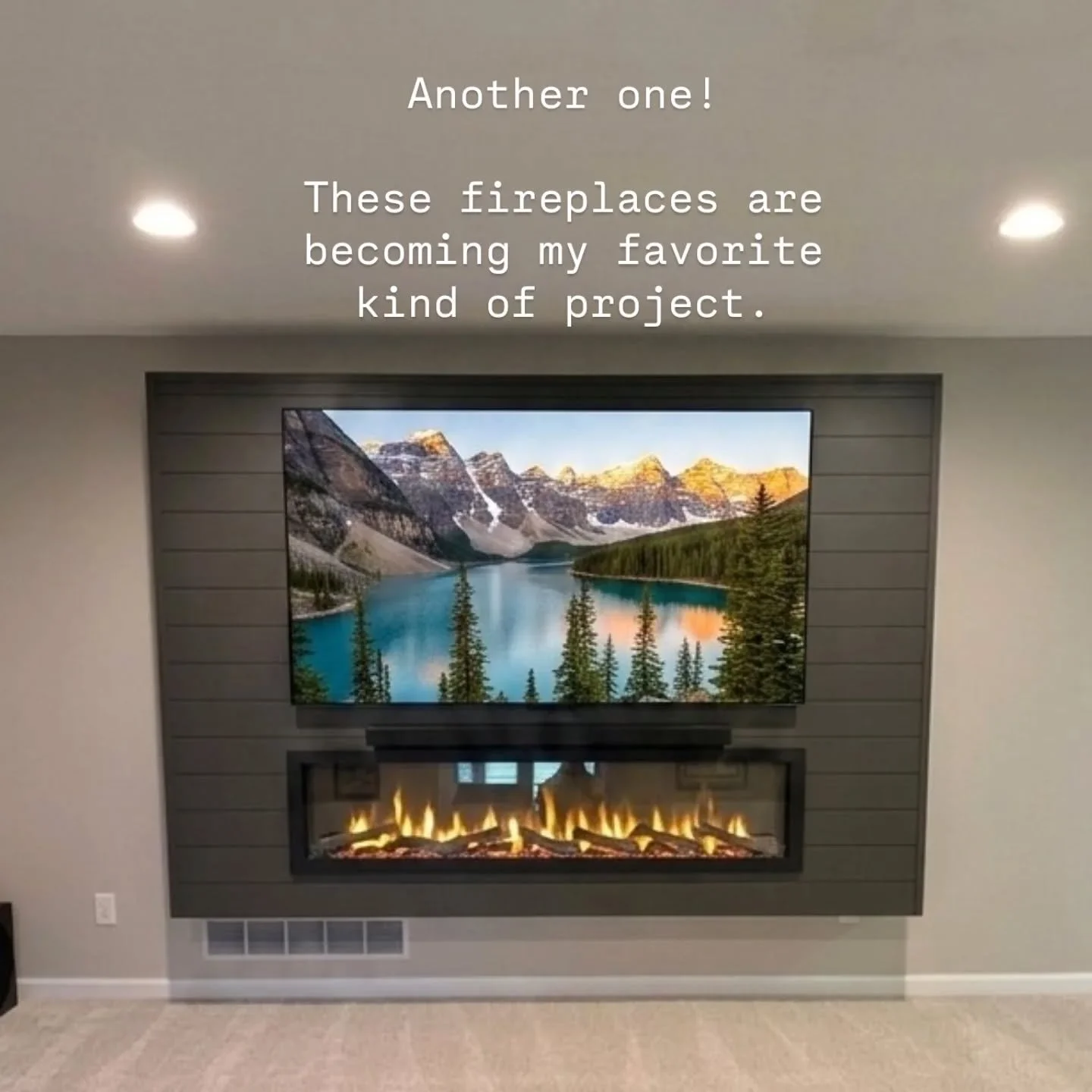 From a blank wall to the ultimate focal point. 🔥🛠️

Latest project in the books: a custom fireplace and TV wall that&rsquo;s ready for the big game and cozy nights in. Clean, modern, and built to last.

DM for a quote on your next home project! 🔨
