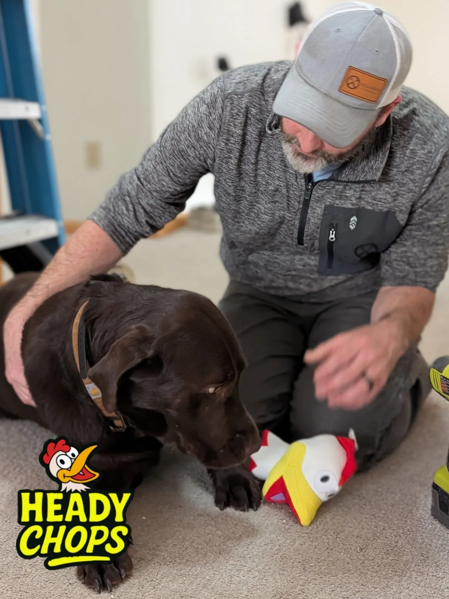On the job today I got to hang out with Bruce and his owner, the genius behind @headychops! If you need durable dog toys (from a local MN company) do yourself a favor and check them out!