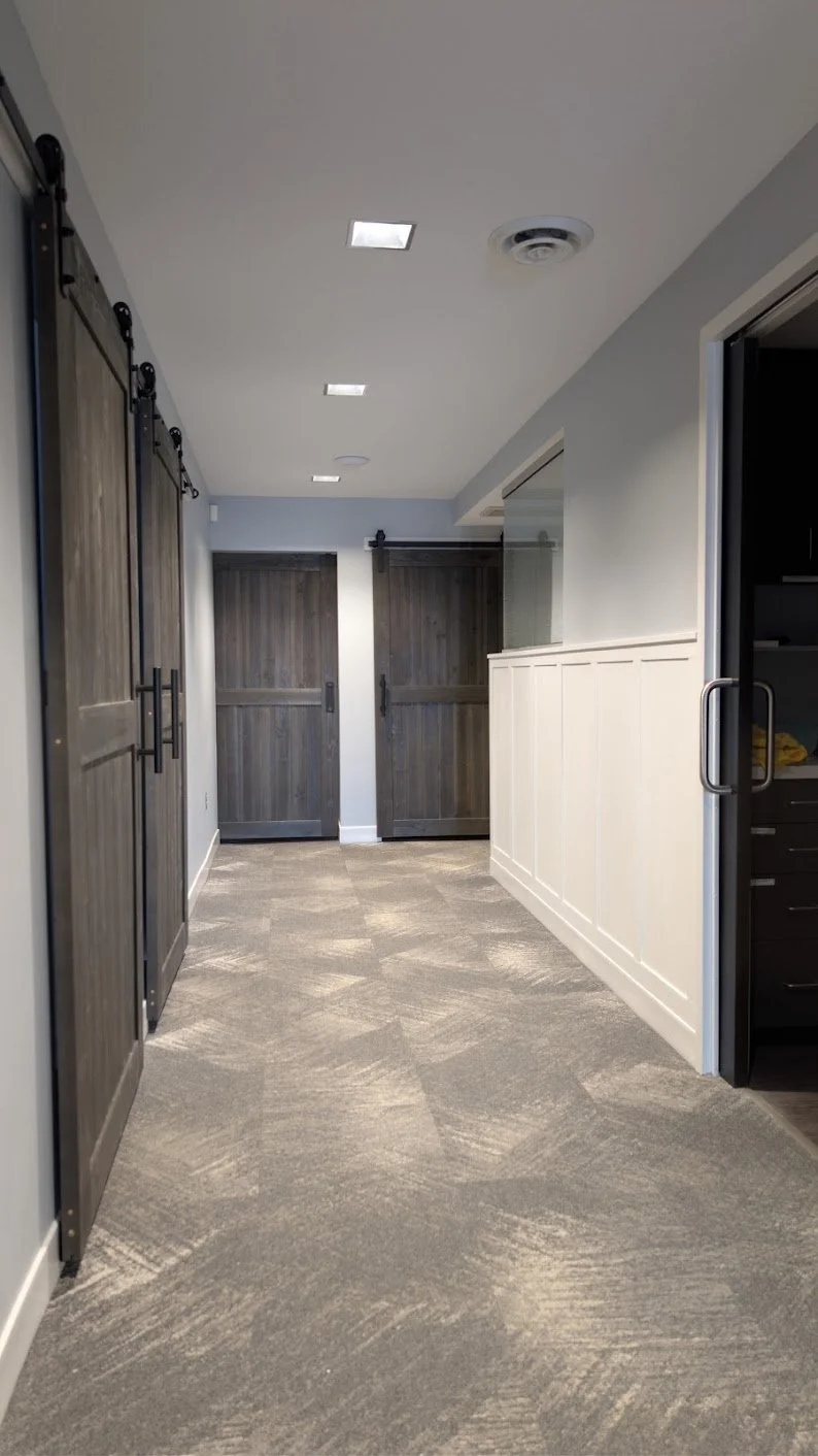 Barn Doors and Accent Wall