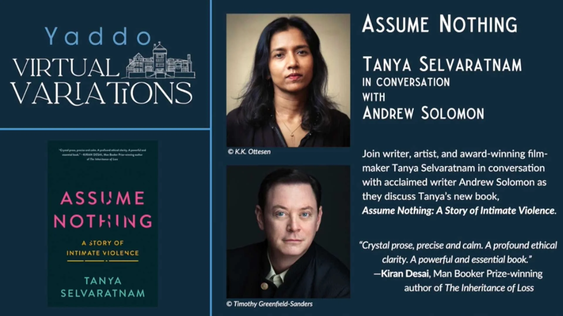 Conversation with Andrew Solomon