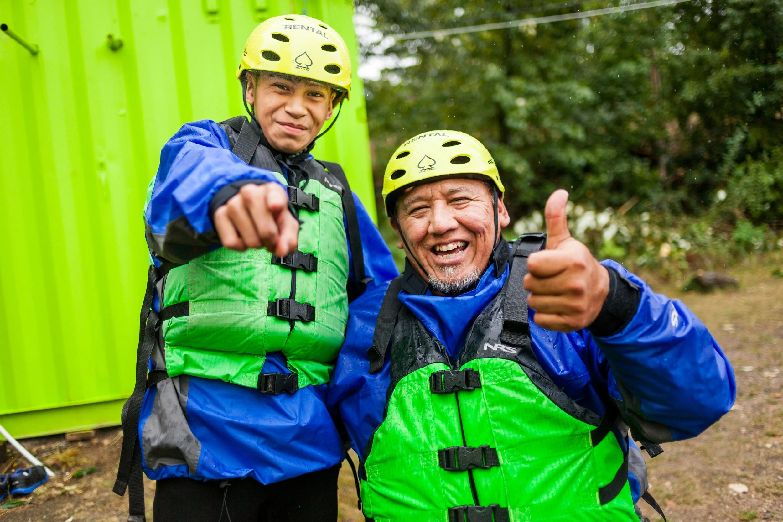 Rafting with CRIS Adaptive in Clearwater, BC