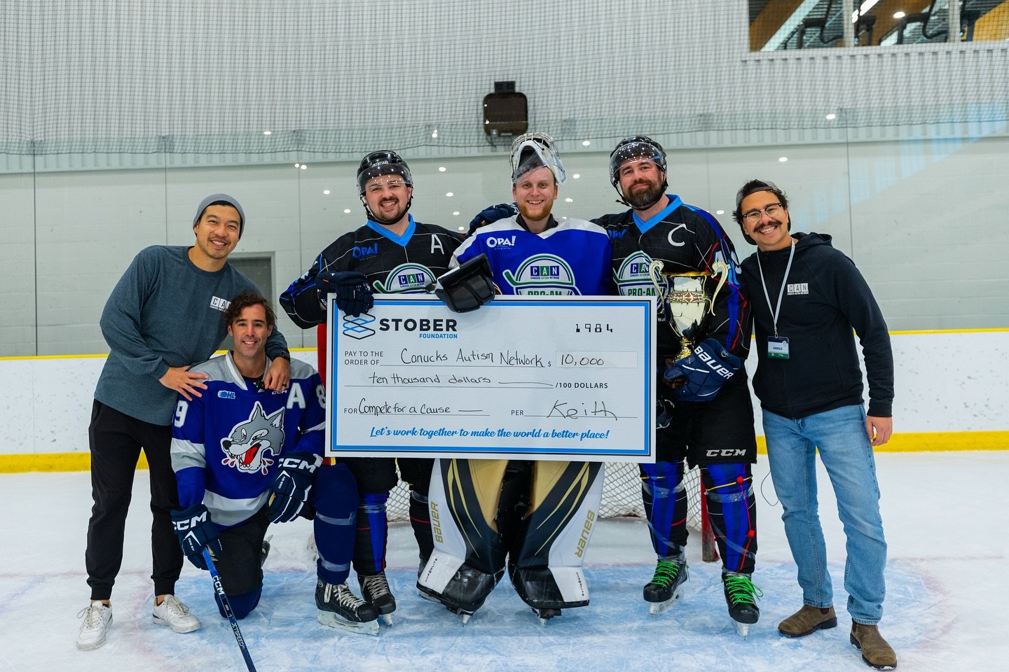 Shoutout to our amazing friends @canucksautism for hosting another incredible Pro Am tournament in support of the communities and families they serve. Here&rsquo;s to doing good the way it was meant to be done &mdash; together! 🏒