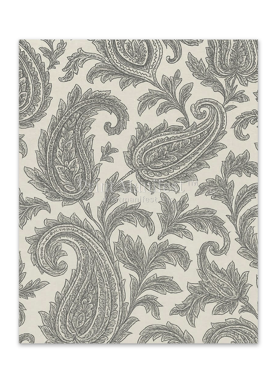 Black Ink Paisley