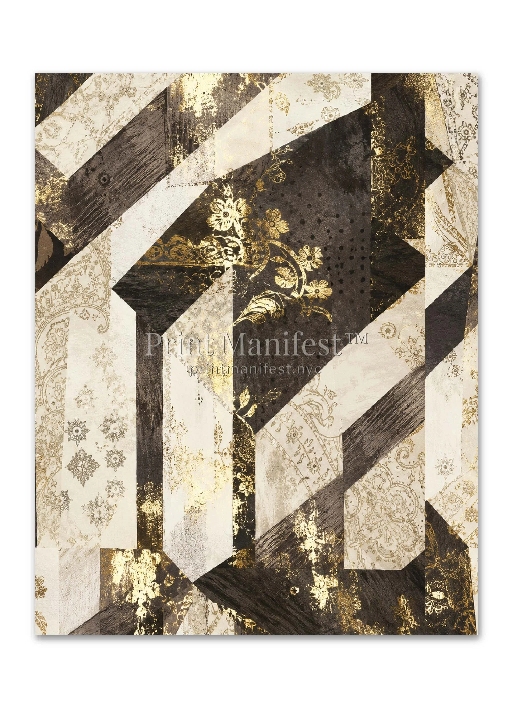 Gilded Geo Patchwork