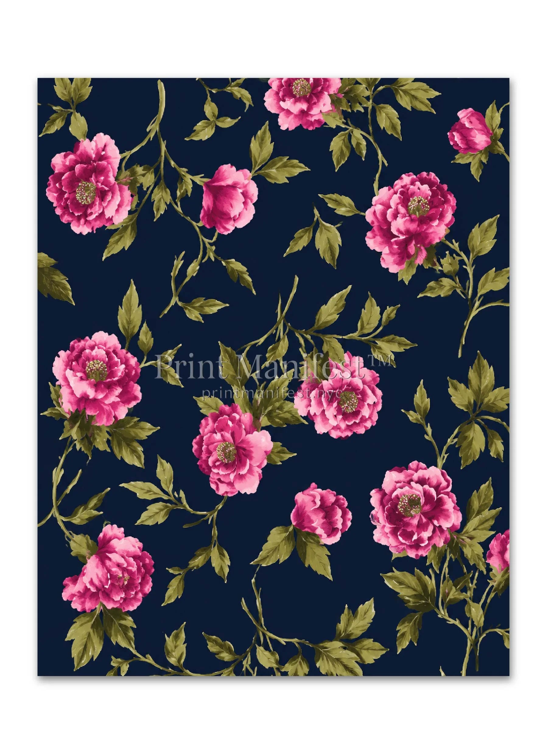 Midnight Peony Vine