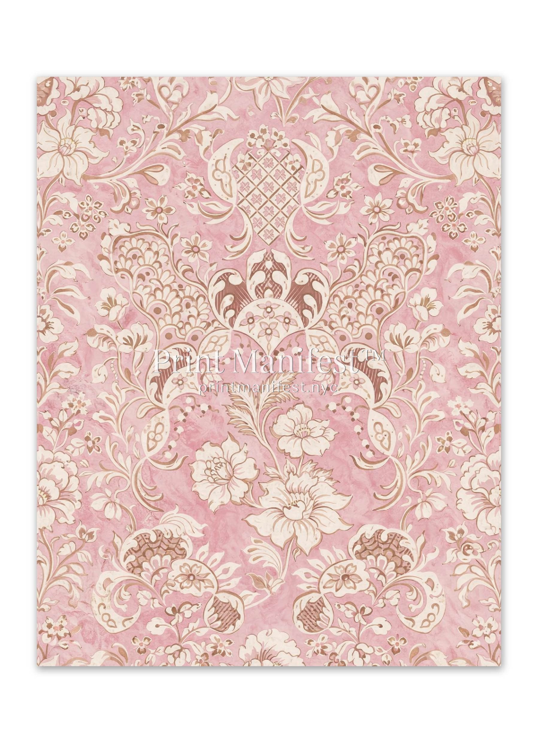 Blush Damask