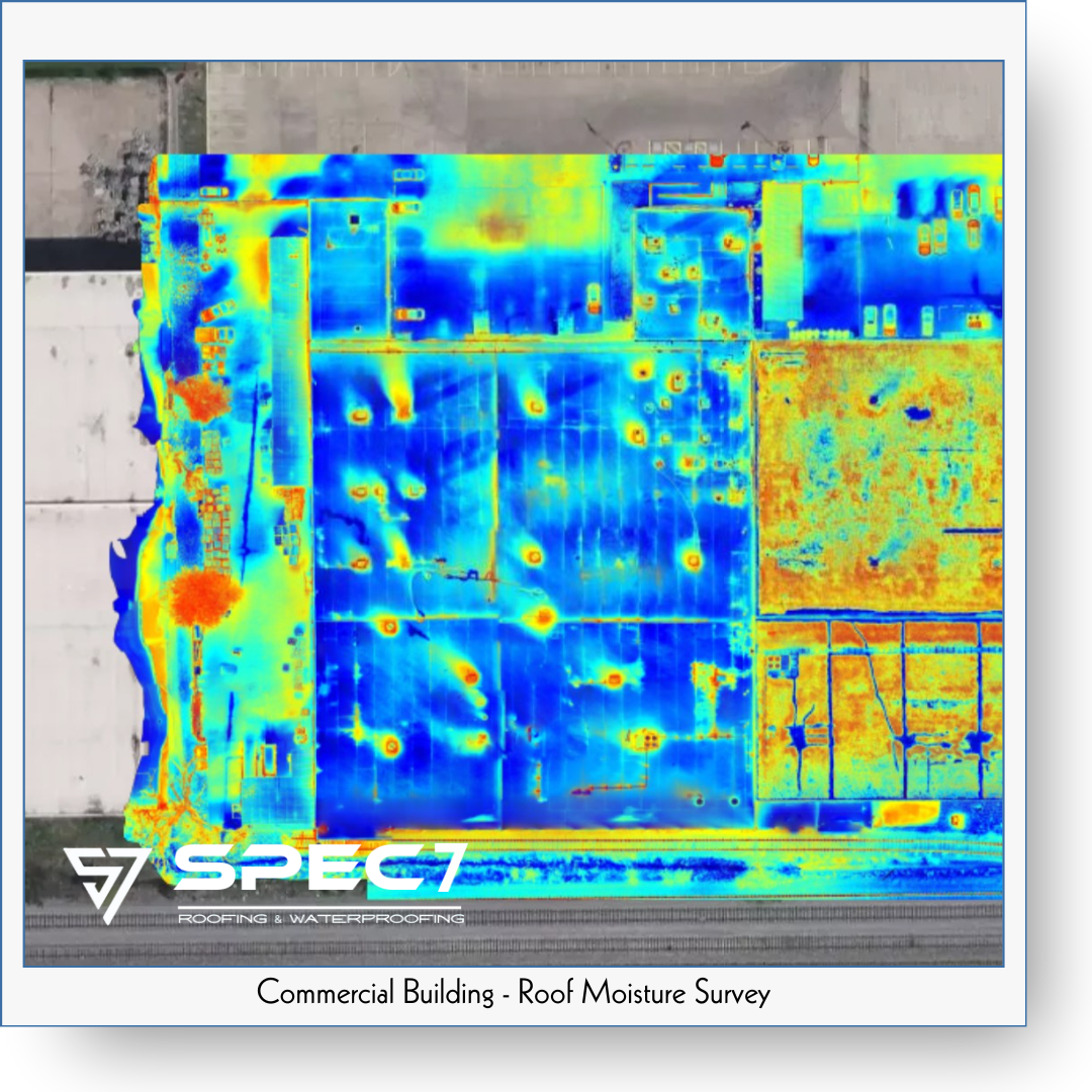 Commercial Building - Roof Moisture Survey