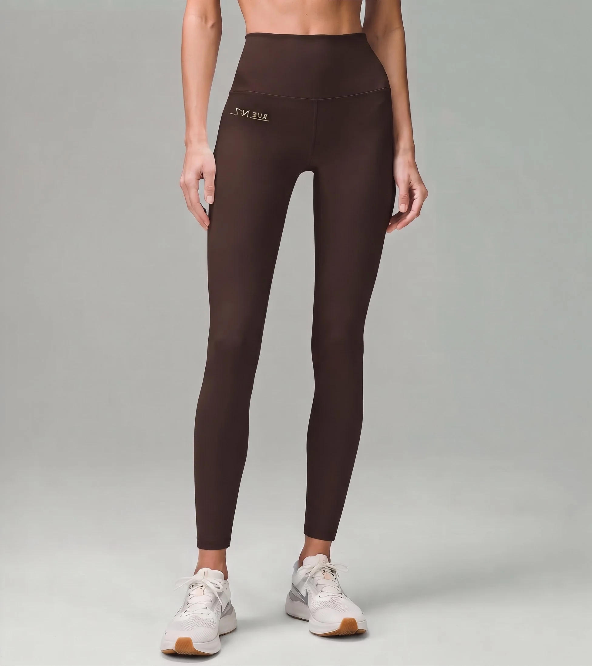 Contoured MId Rise Legging in Espresso