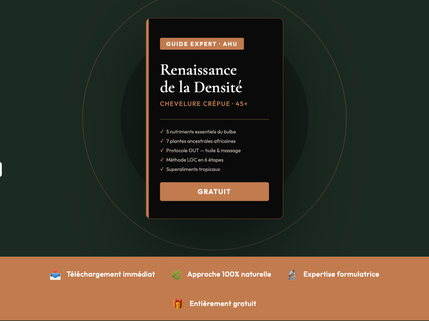 Renaissance de la Densité - Chevelure Crépue Mature GRATUIT