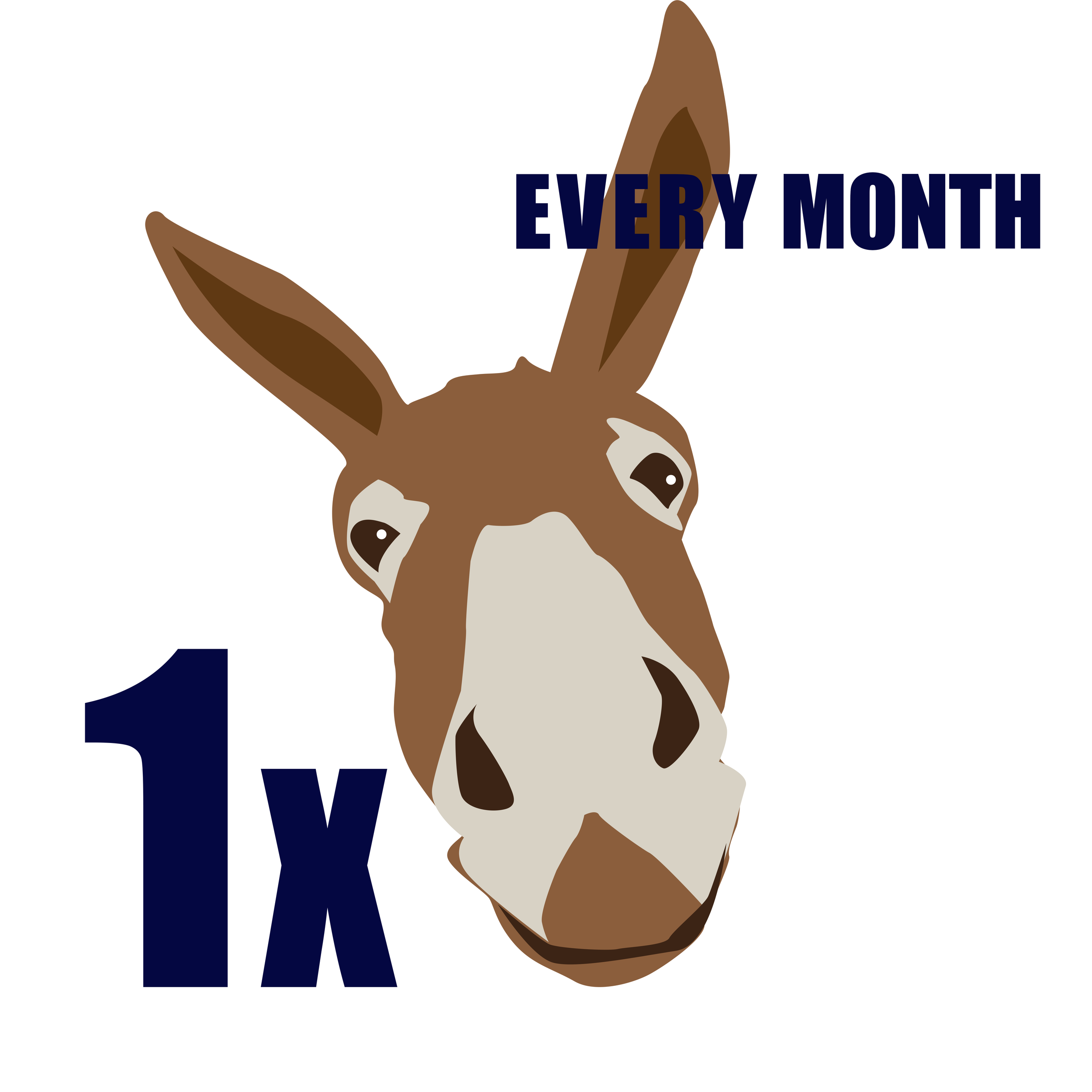 trash burro head monthly.png