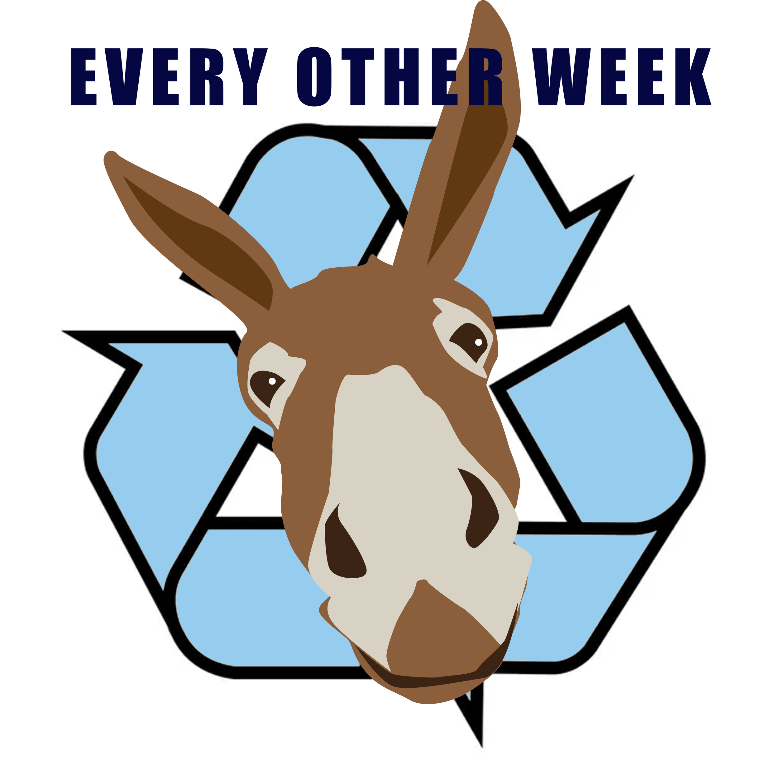 trash burro head-recycle symbol-every-other-week.png