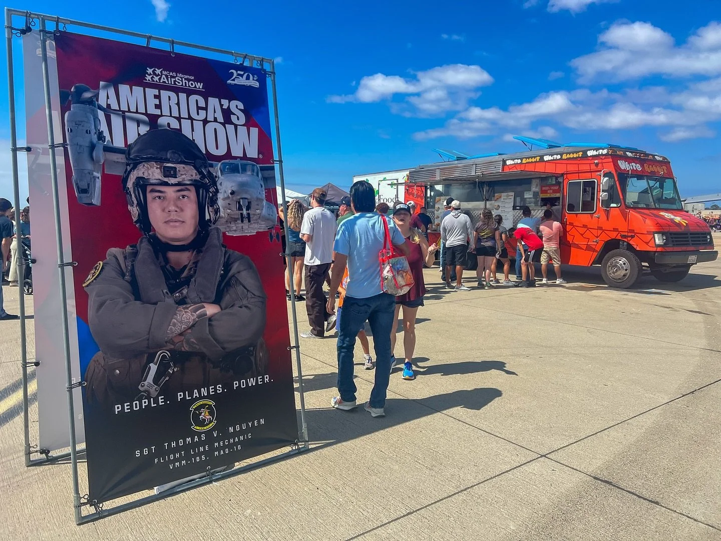 ✨ A huge THANK YOU to everyone who supported us during our very first year at the Miramar Air Show! 🙌🍴 We’re so grateful for every smile, every sisig burrito, and every moment shared. The energy was incredible and our view of the Blue Angels?