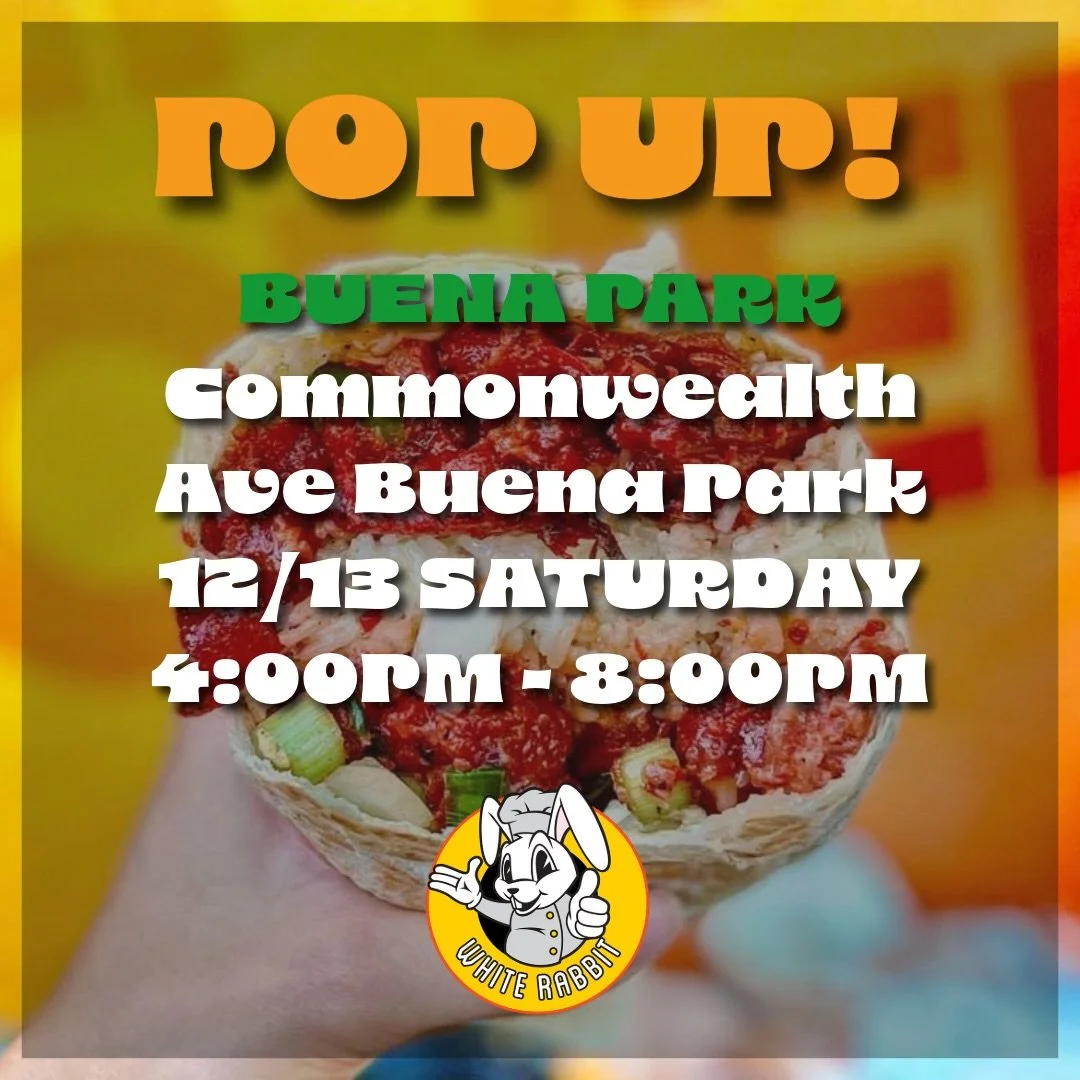 Buena Park! We&rsquo;re popping up on Commonwealth Ave tomorrow Sat 12/13 at 4PM &mdash; until we sell out.