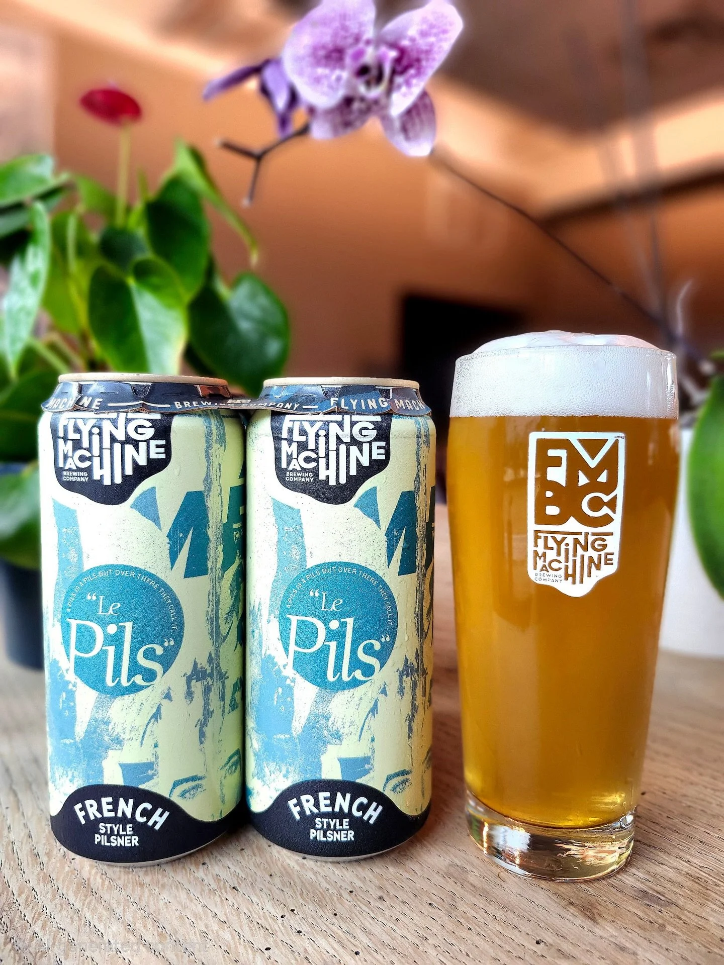 Le Pils French Style Pilsner is back and we couldn&rsquo;t be happier! Stop by the taproom today and enjoy this weather with a pint on draft or a 4-pack to-go. 

Brewed with French-grown Pilsen malt from Champagne and hopped with expressive Barbe Rou