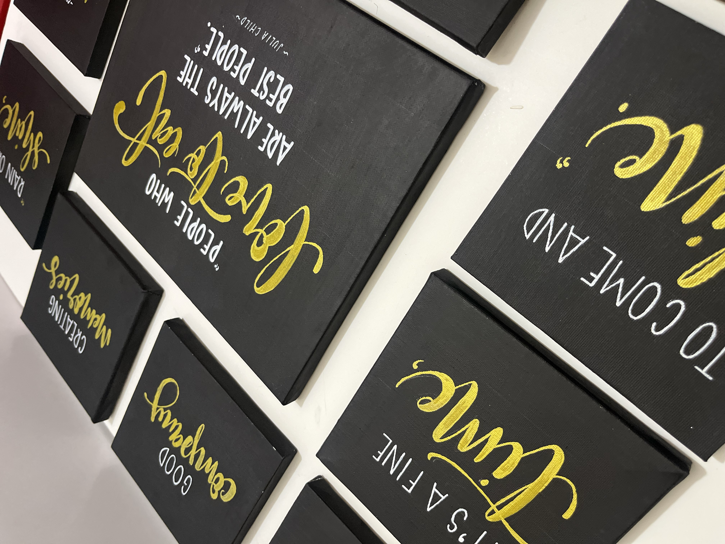 Restaurant Canvas Cluster pieces assorted