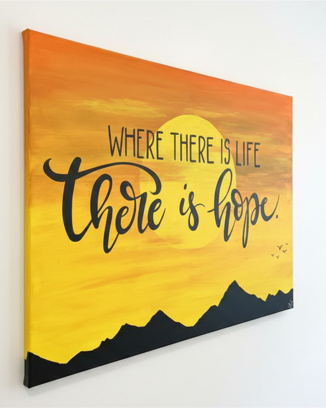 "There is Hope" 33x23 in Canvas Art