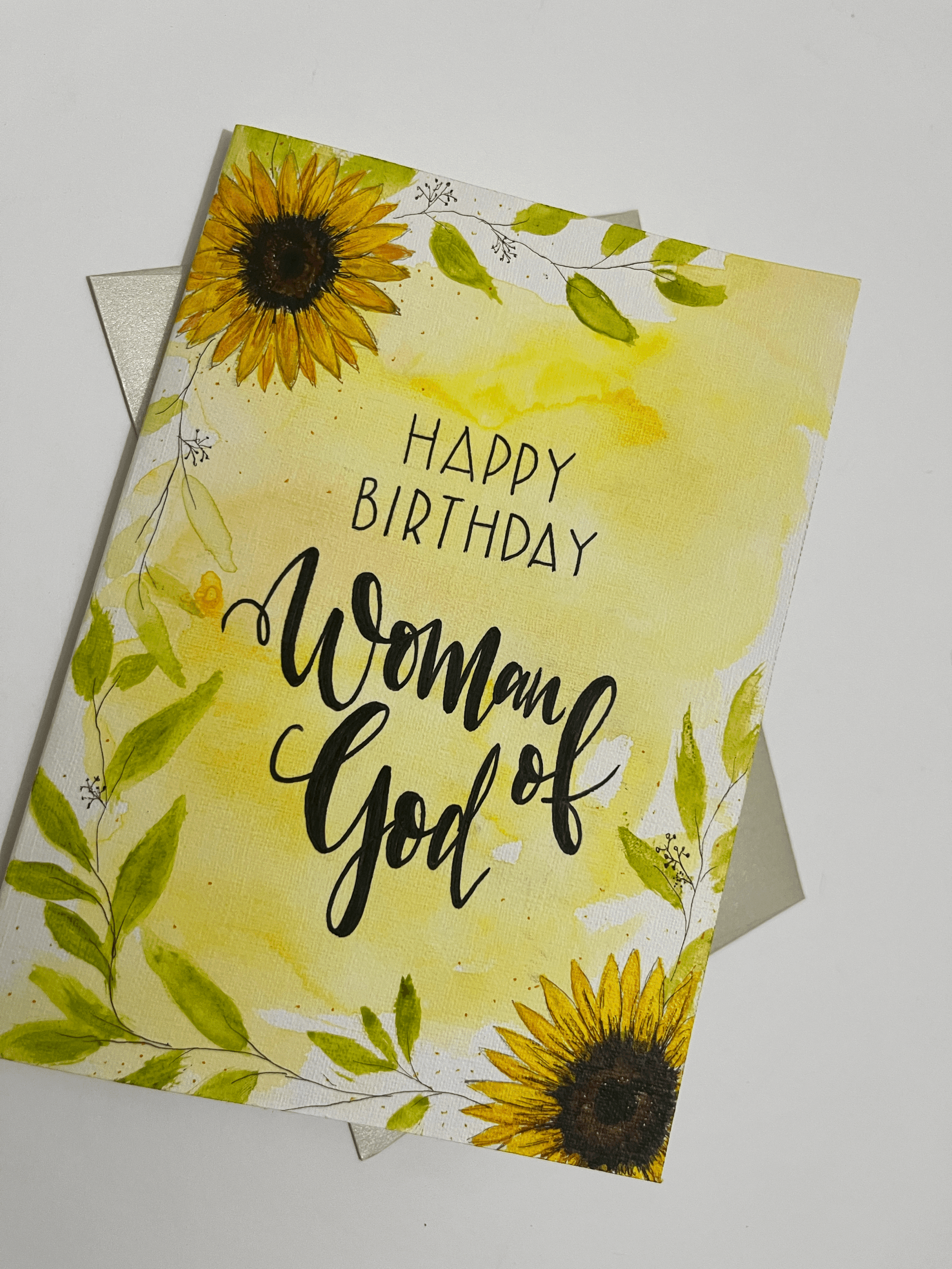 Custom Hand-Lettered Calligraphy Gift Cards