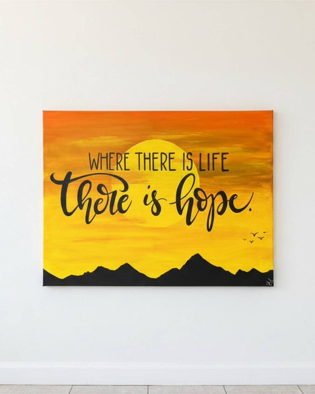 "There is Hope" 33x23 in Canvas Art