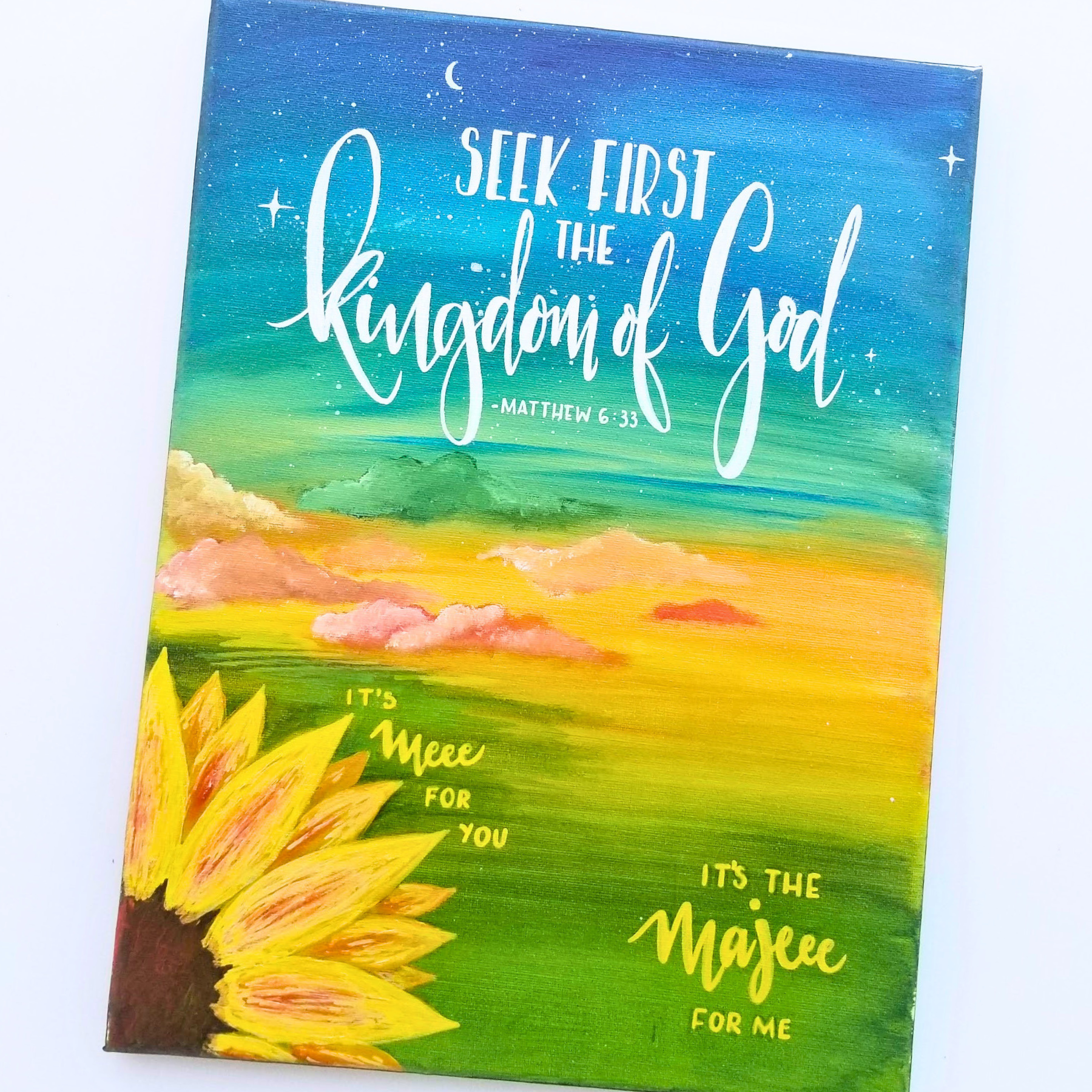 Seek First Calligraphy Painting.png