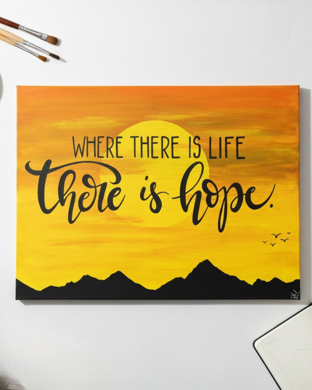 "There is Hope" 33x23 in Canvas Art