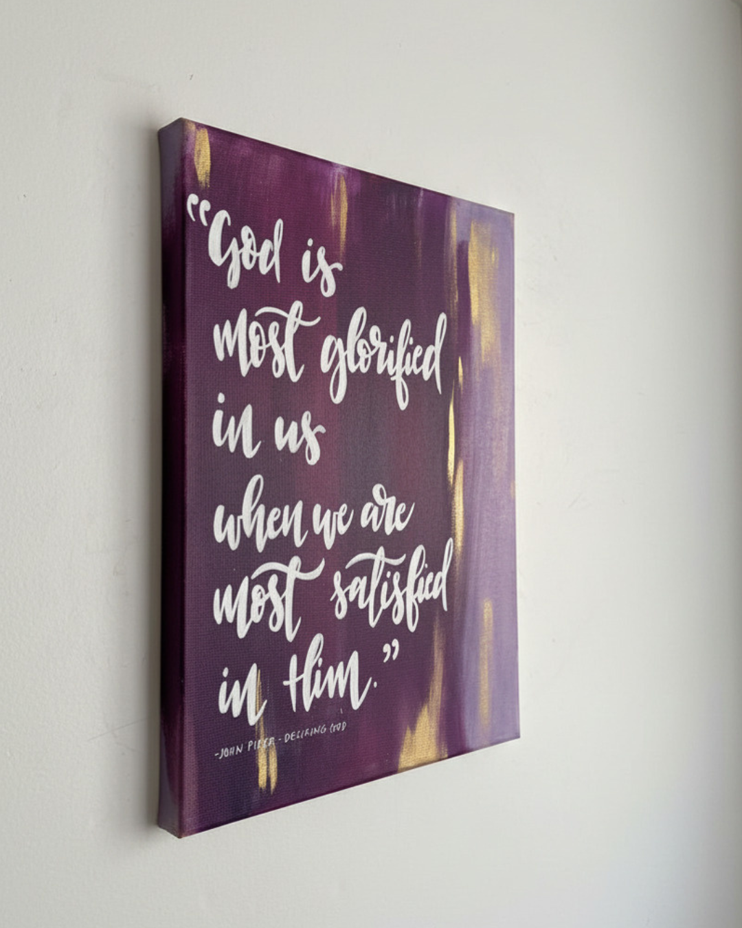 "Satisfied" 16x20 in Canvas Art