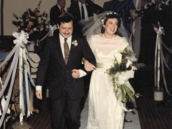 1985: Jonathan and I got married 6 months after we met!