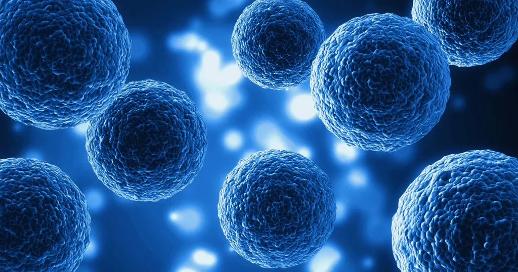 A stock photo of exosomes