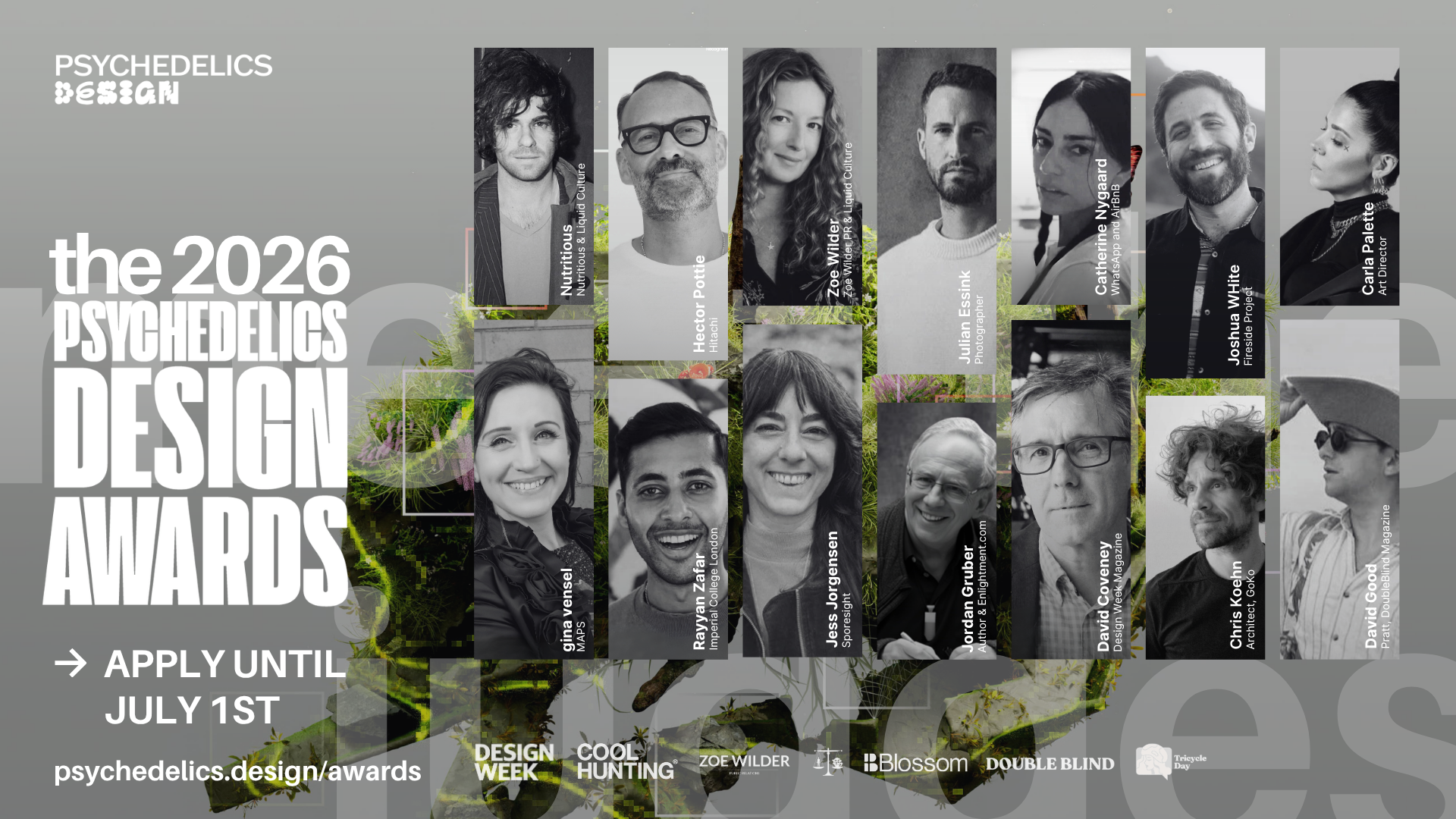 The 2026 Psychedelics Design Awards — Judges Announced