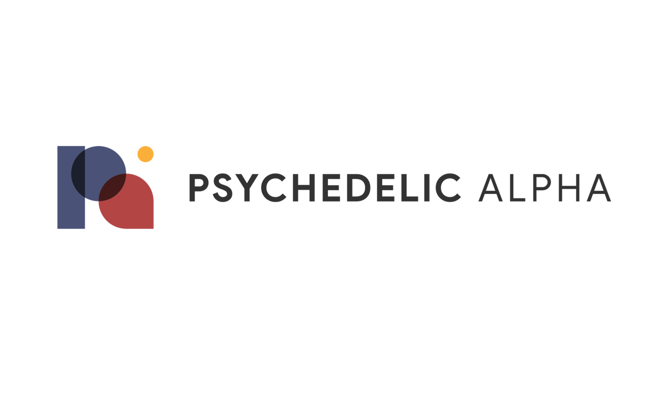Psychedelic Alpha logo colour