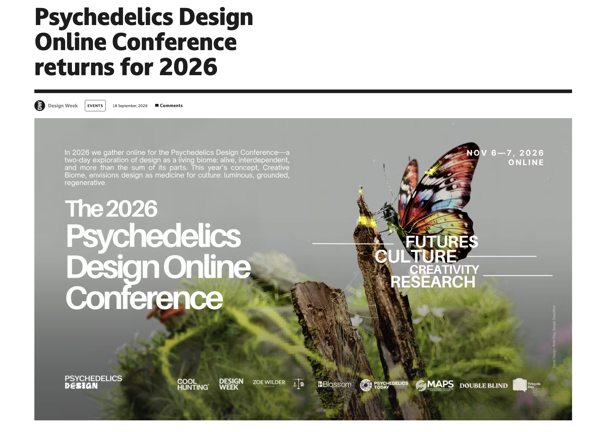 Design Week covering the Confernce