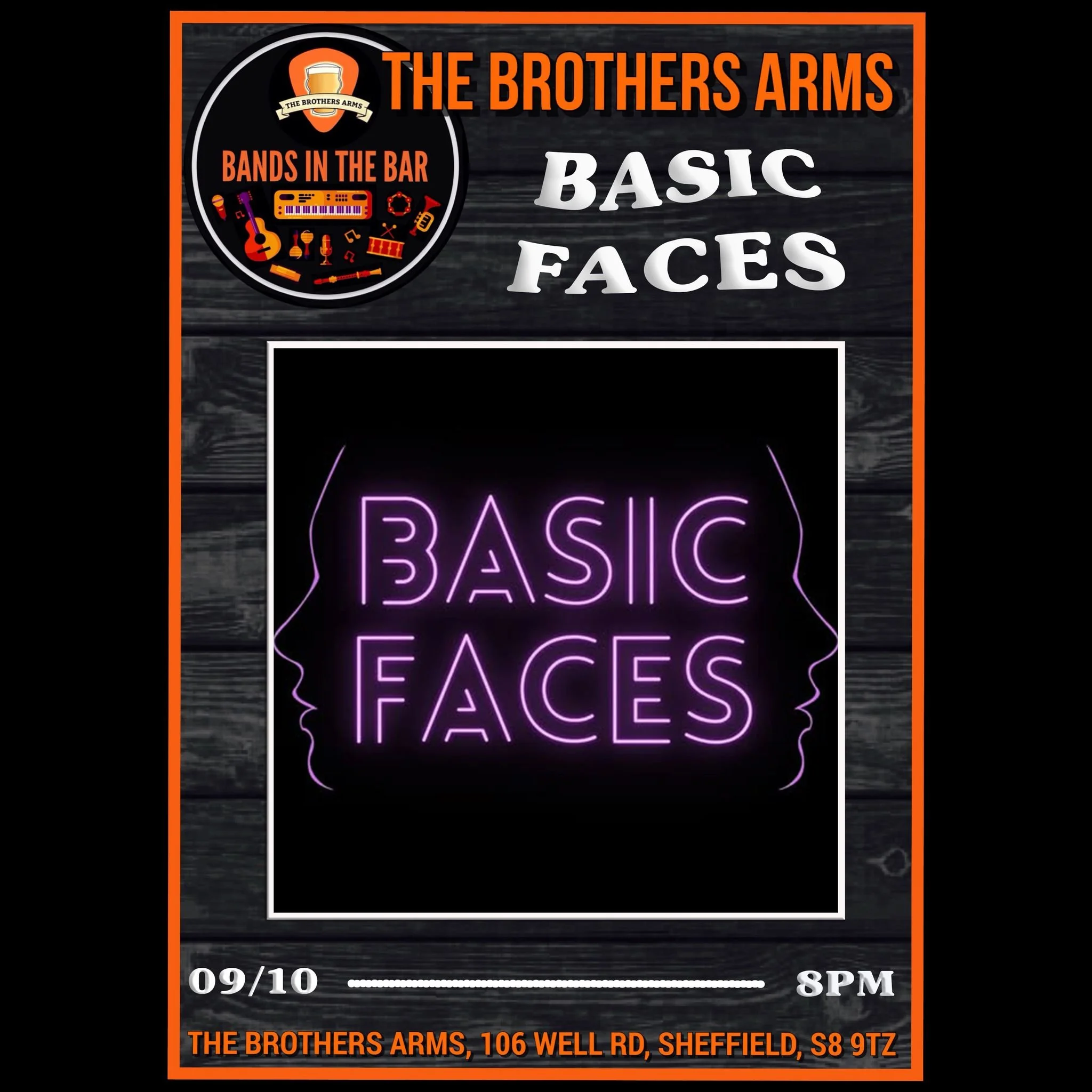 🎶🎸🎶 NEXT WEEK! 🎶🎸🎶

Basic Faces are performing next Thursday! A Harmony driven, 3 piece, semi-acoustic covers band based in Sheffield. Playing a range of classic covers from Paul Simon &amp; the Beach Boys to Little Dragon &amp; Fleet Foxes, th