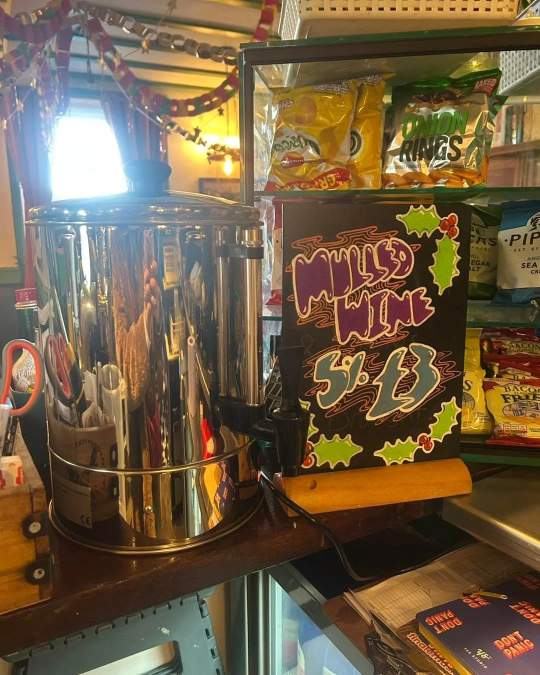 We have mulled wine back on the bar! Warm up this winter with a glass for just &pound;3!