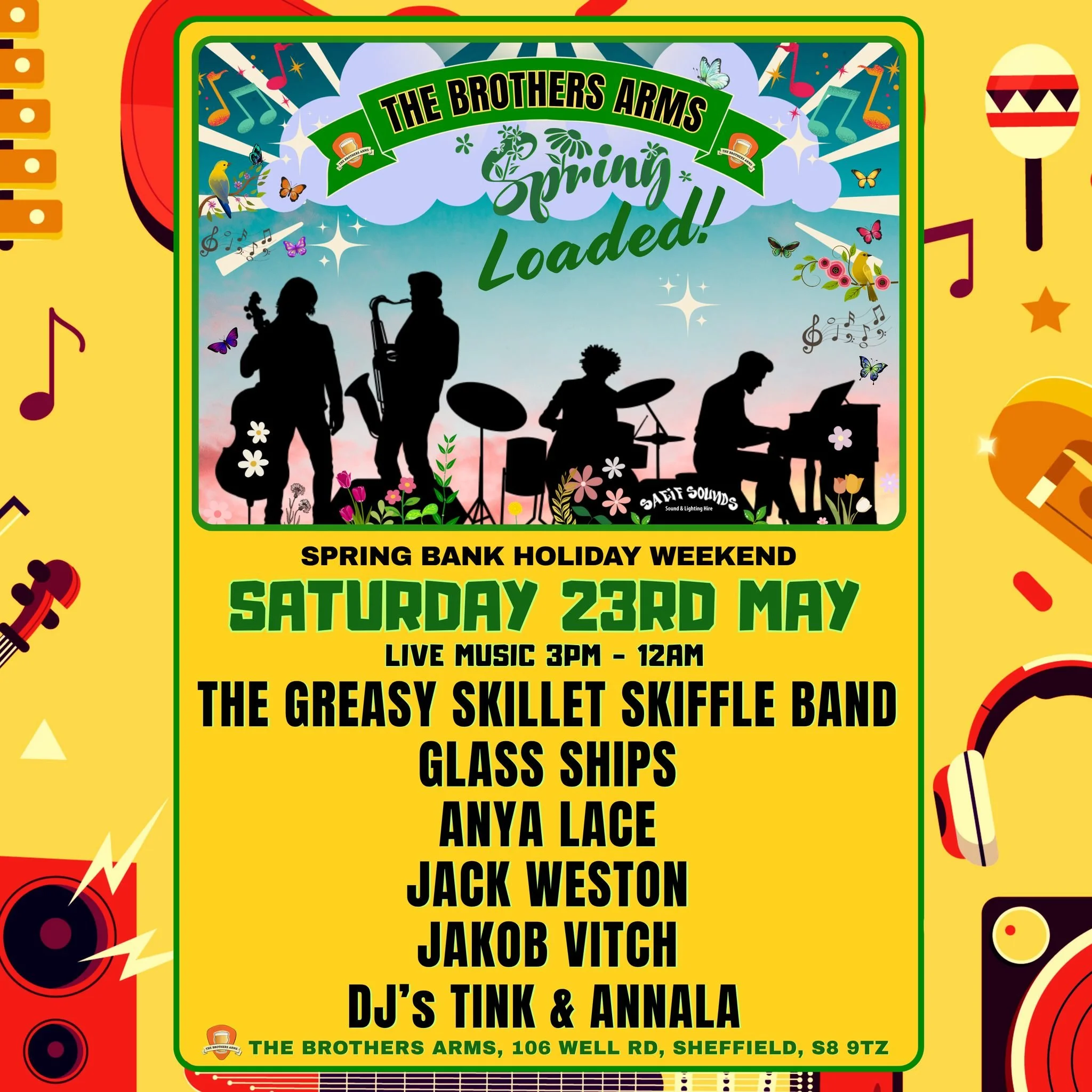 Our Spring Social line up is here! Join us on the 23rd of May for a day of live music, good vibes and great beer!